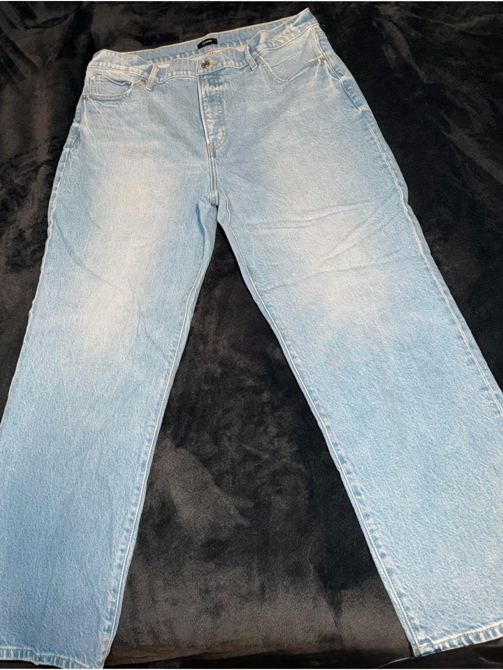 Express Women's Light Blue Boot-Cut Jeans